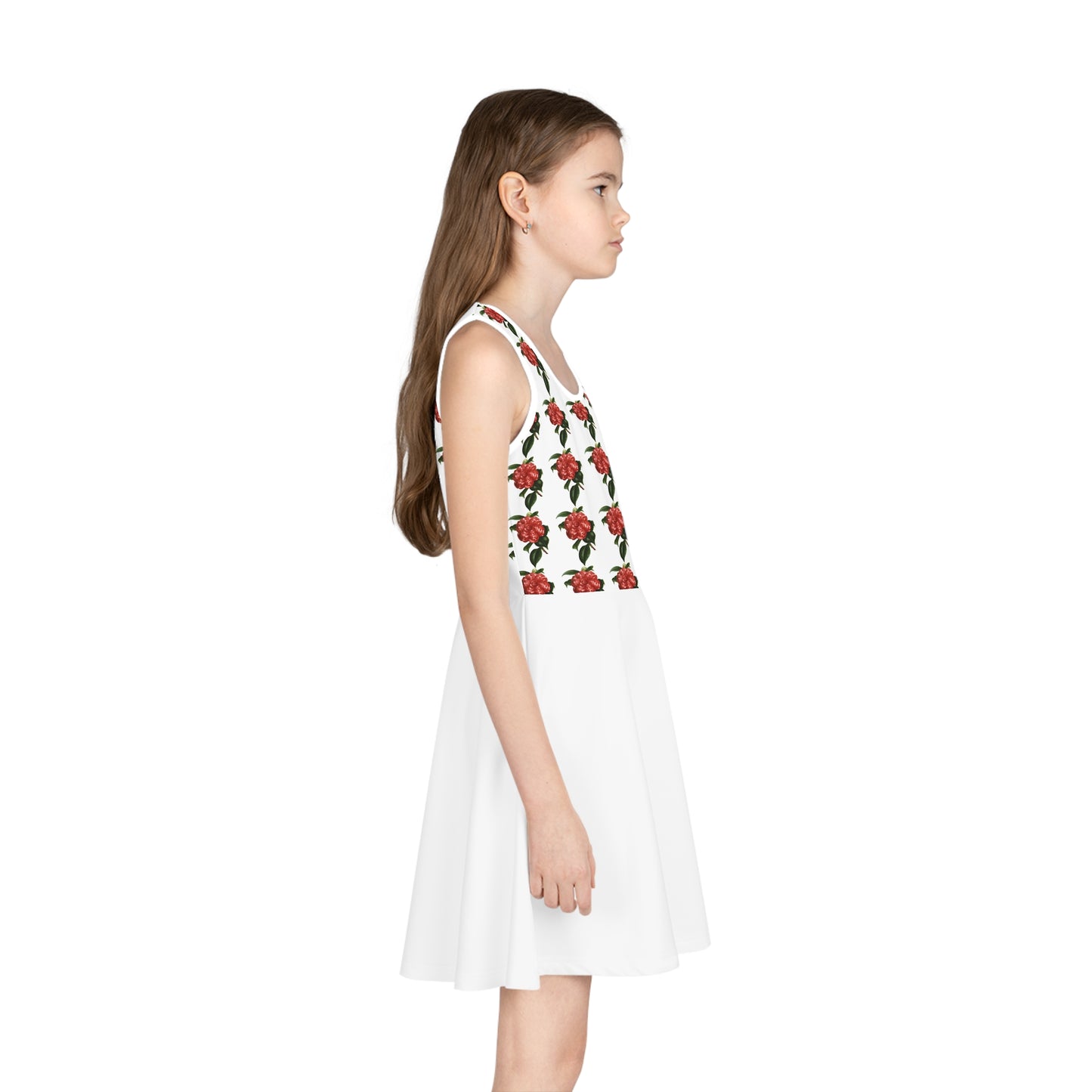 Girls' Floral Sundress, Summer Dress, Holiday Outfit, Birthday Gift, Vacation Wear, Cute Spring Dress