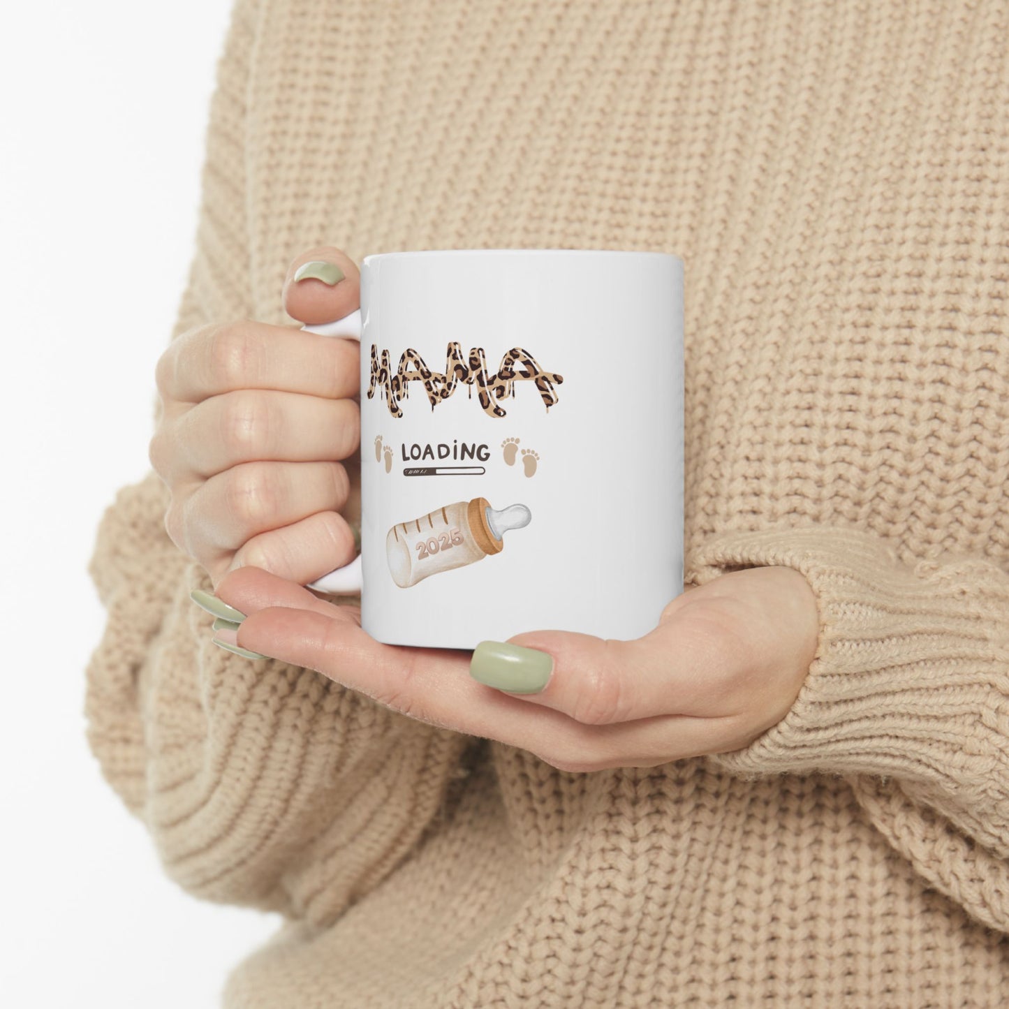 Cute Animal Print Lover Ceramic Mug - 11oz & 15oz - Perfect Gift for Pet Owners/New Moms