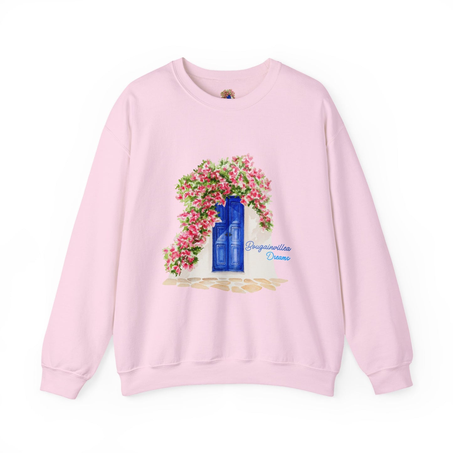 Bougainvillea Dream Sweatshirt – Cozy Girl Crewneck with Floral Design