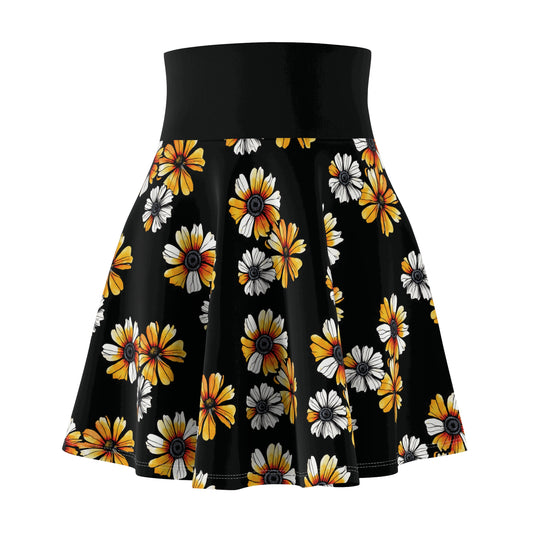 Floral Women's Skater Skirt - Summer Vibe, Casual Wear, Perfect for Festivals