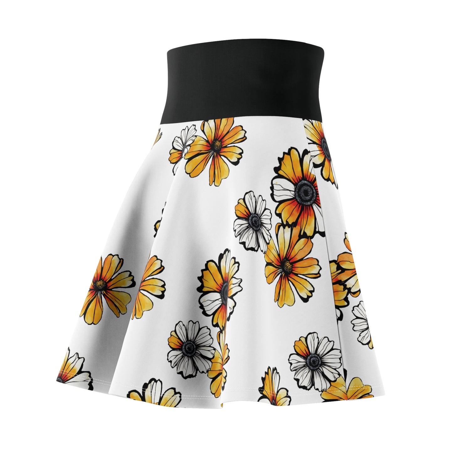 Floral Women's Skater Skirt - Stylish Summer Fashion
