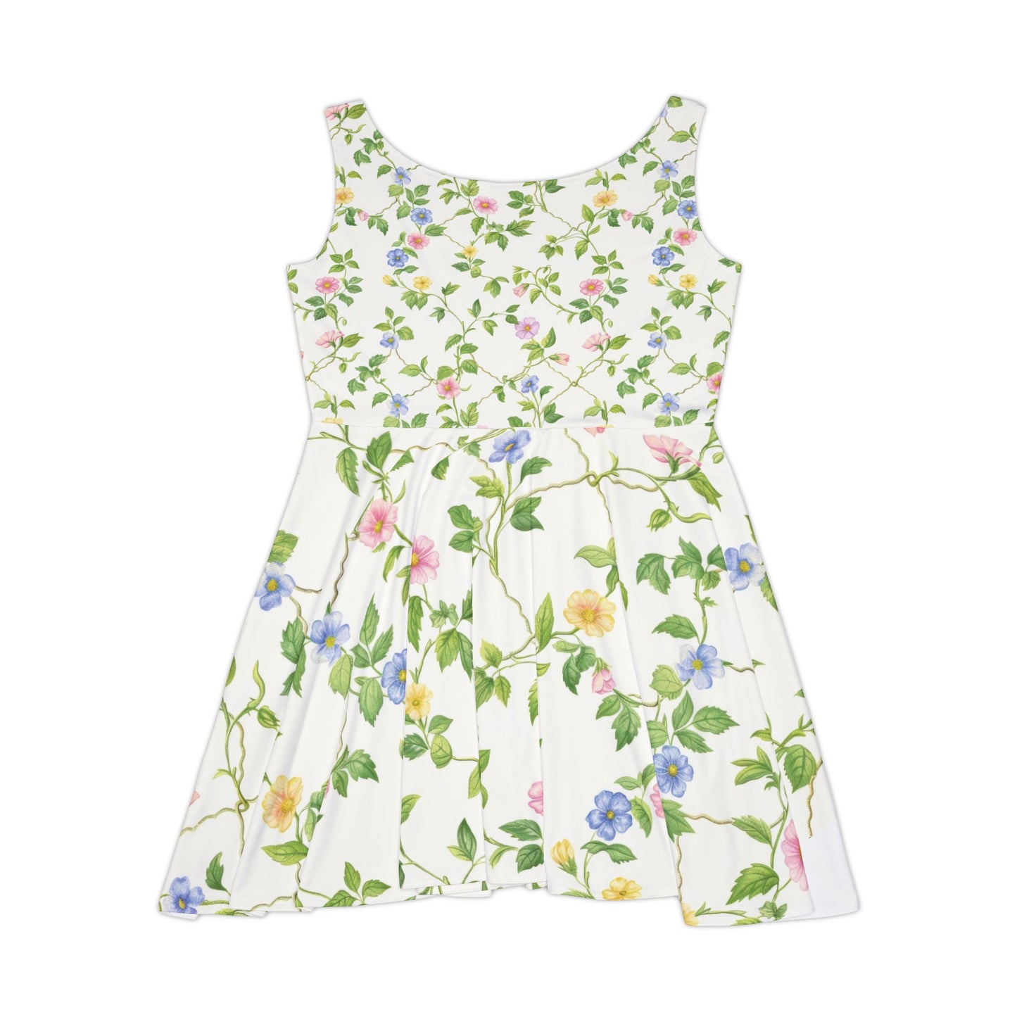 Floral Women's Skater Dress - Garden Party Style