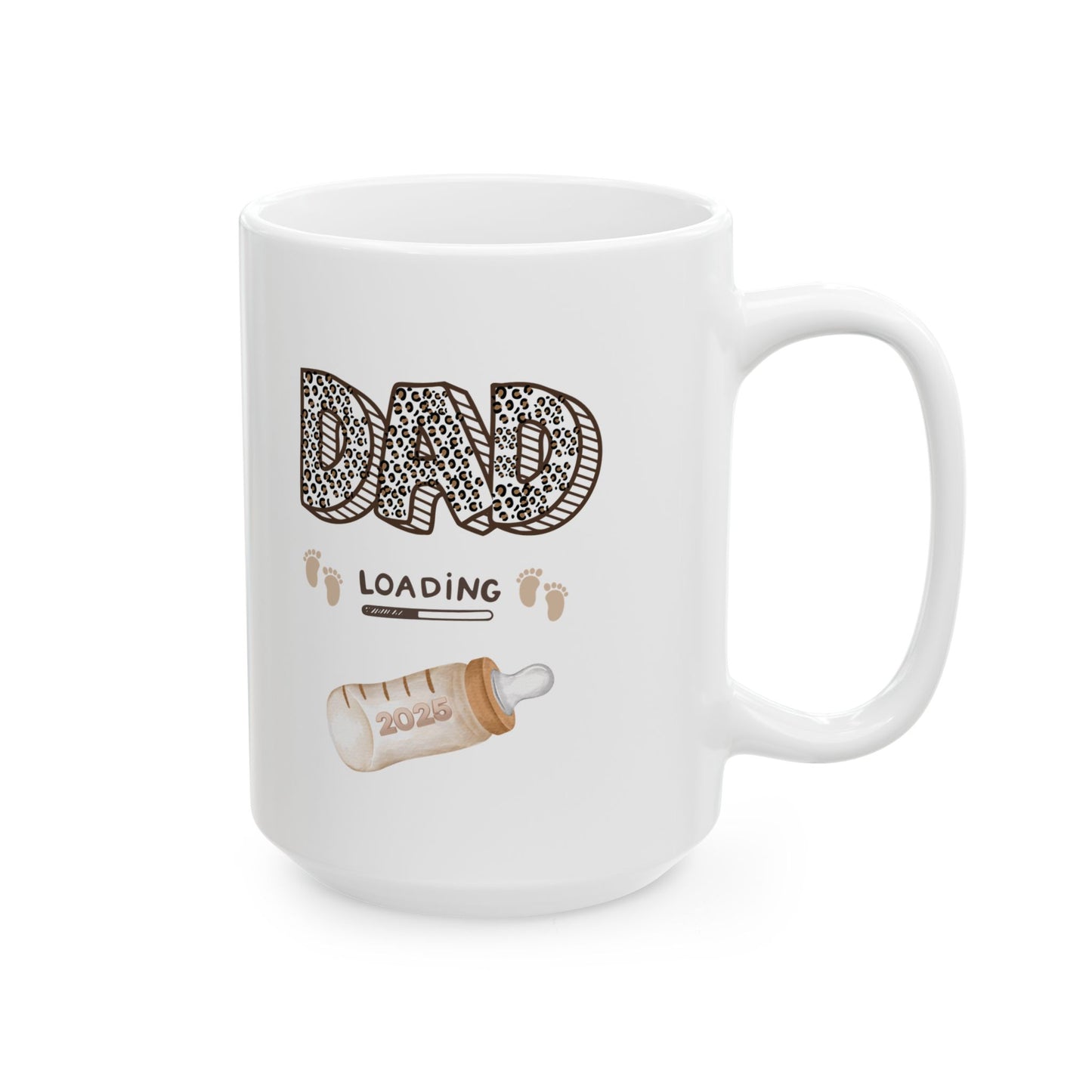 Cozy Ceramic Mug - Perfect for Coffee Lovers and New Dads