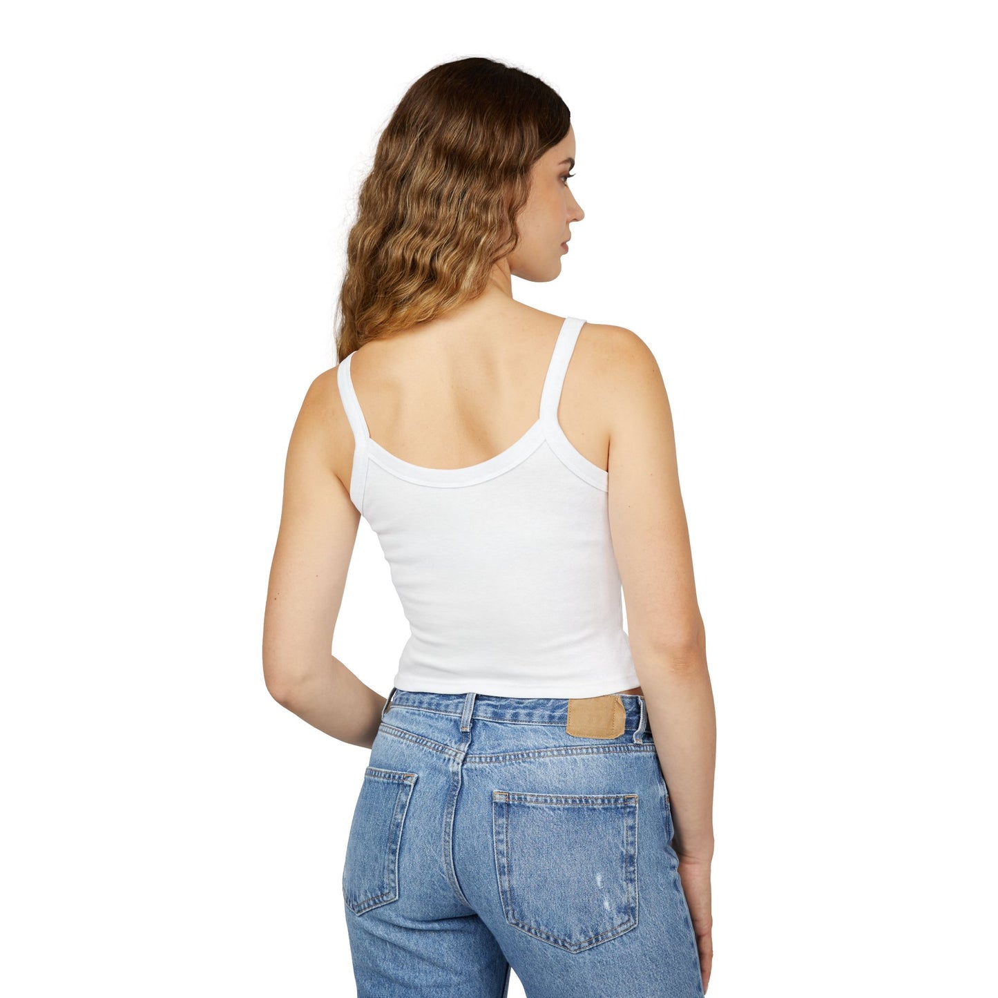 Funny Women's Spaghetti Strap Tank Top - "Treat Dealer" - Perfect for Summer Parties and Casual Wear