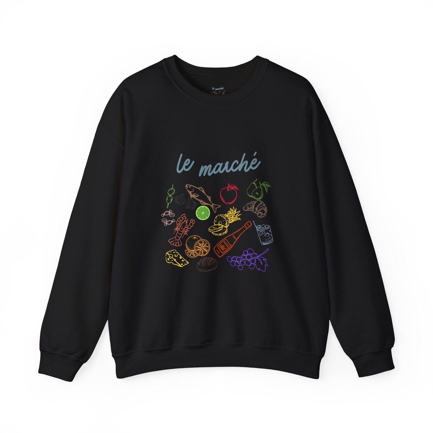 Le Marché Crewneck Sweatshirt - Cozy & Stylish for Market Lovers