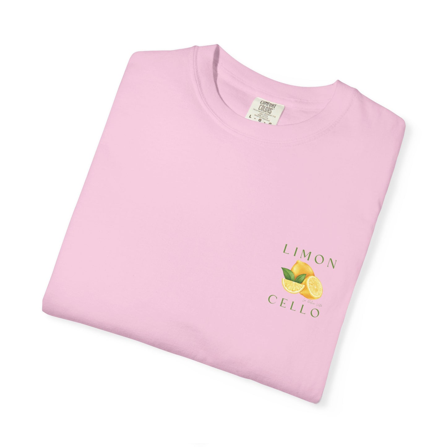 Limon Cello Unisex Garment-Dyed T-Shirt - Refreshing Citrus Graphic Tee