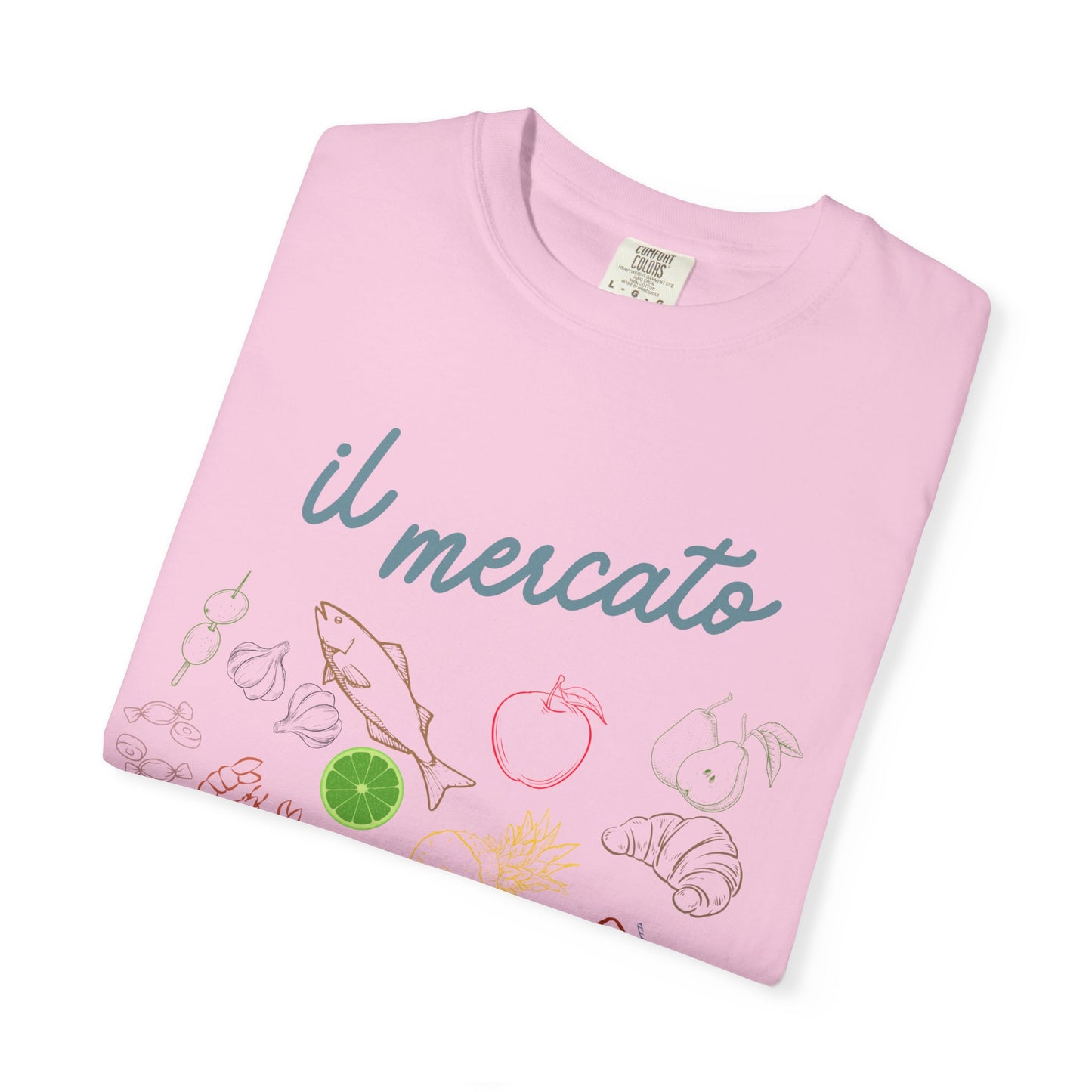 Il Mercato Garment-Dyed T-Shirt - Casual Foodie Tee
