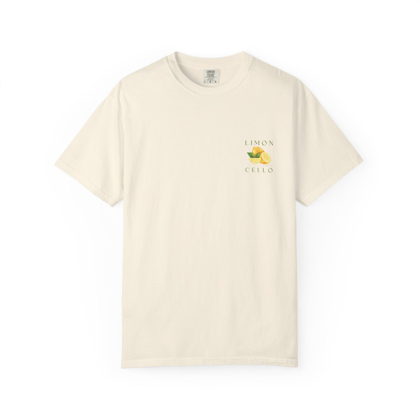Limon Cello Unisex Garment-Dyed T-Shirt - Refreshing Citrus Graphic Tee