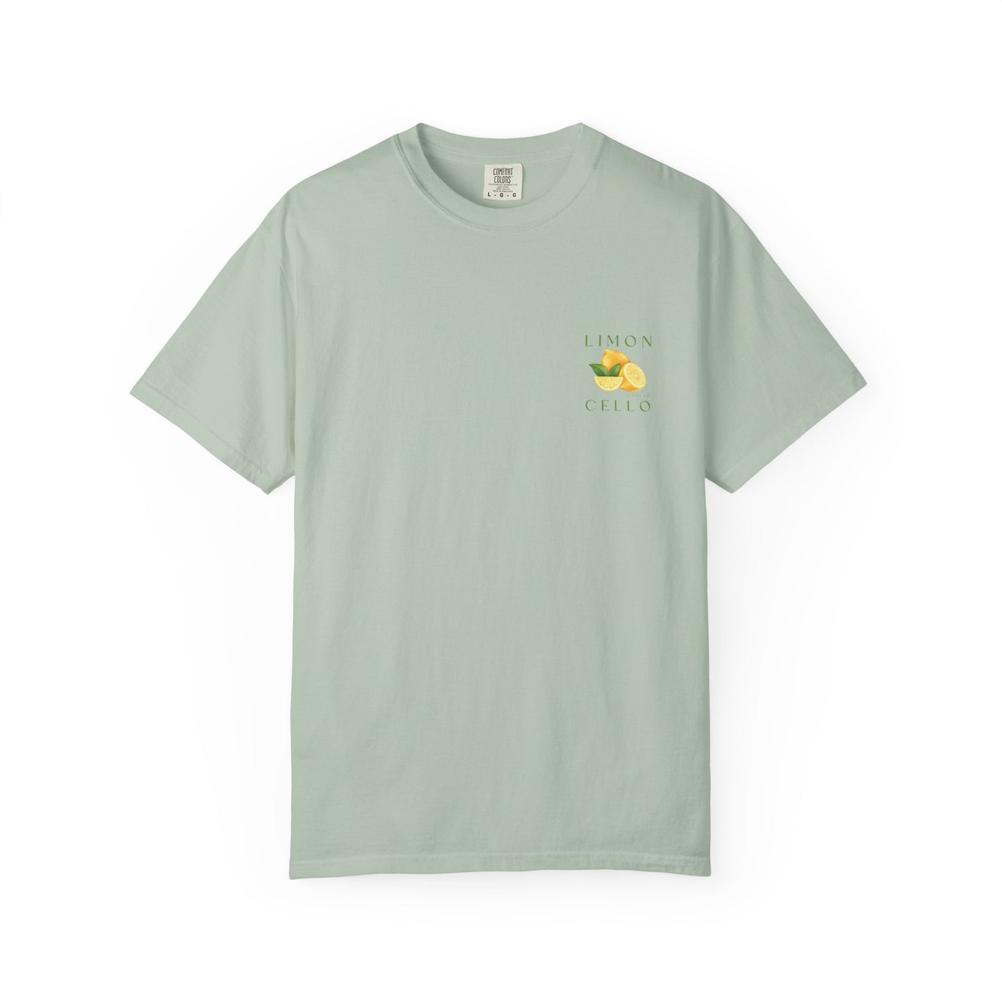 Limon Cello Unisex Garment-Dyed T-Shirt - Refreshing Citrus Graphic Tee