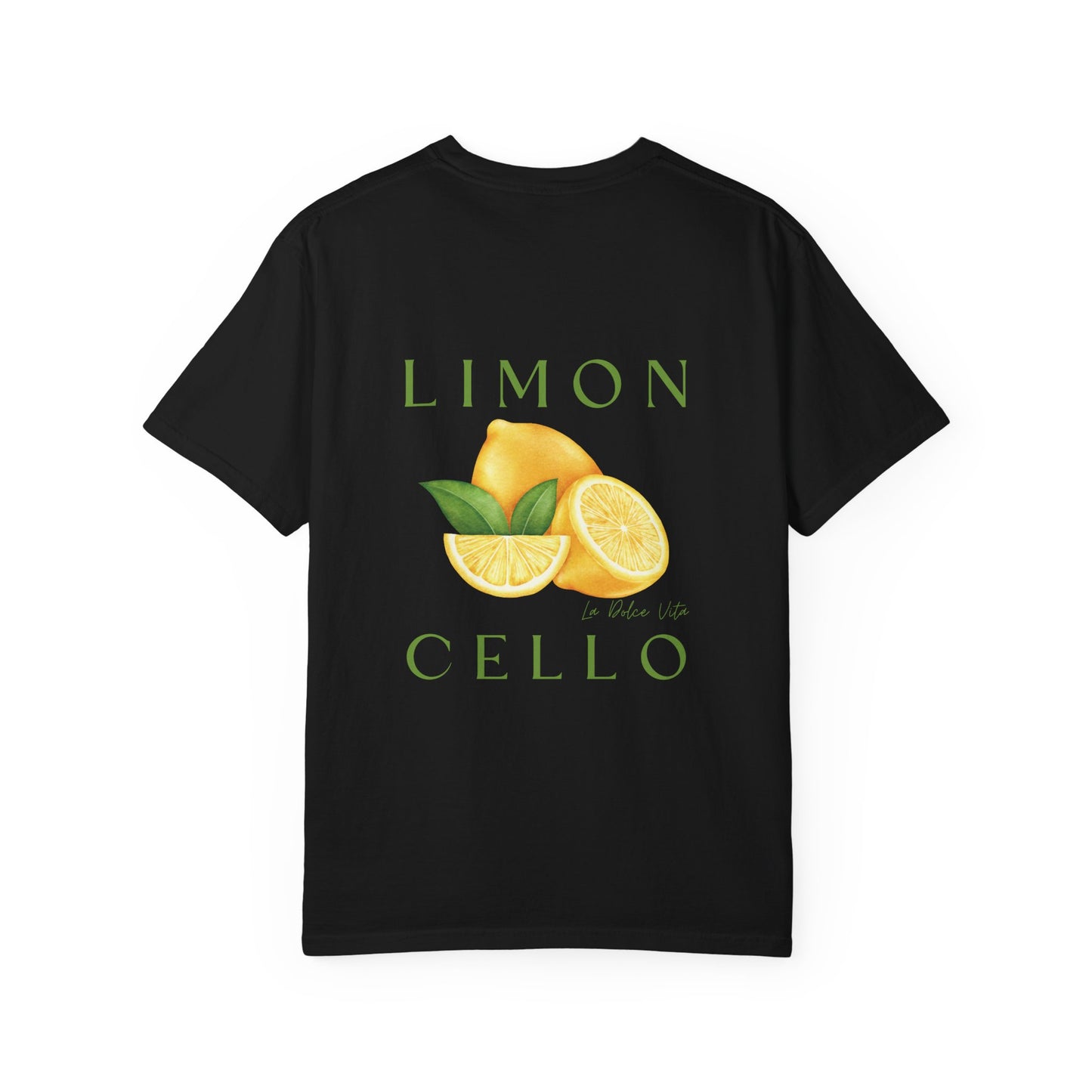 Limon Cello Unisex Garment-Dyed T-Shirt - Refreshing Citrus Graphic Tee