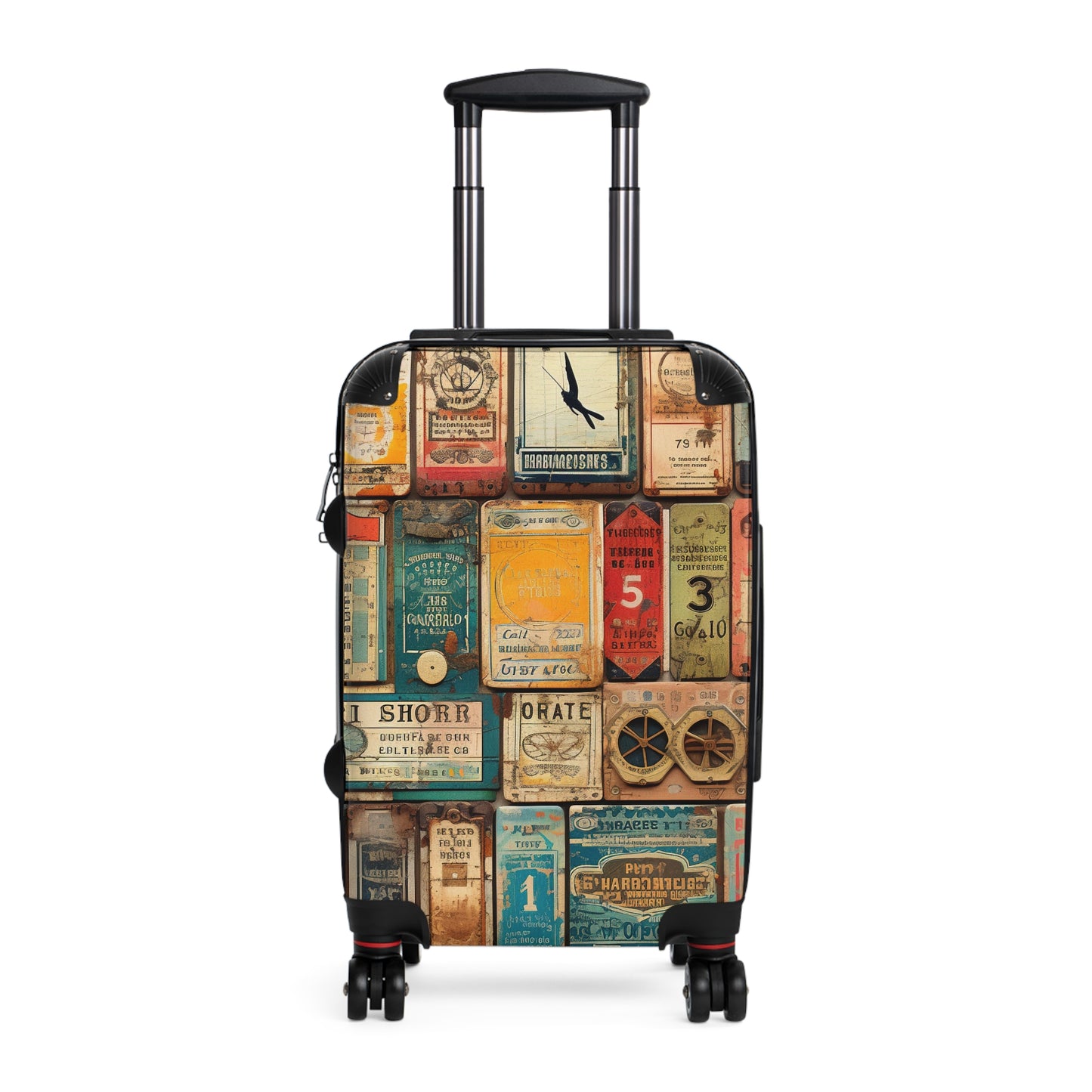 Vintage Travel Suitcase - Perfect for Adventure Lovers, Gift for Travelers, Bohemian Luggage, Unique Design, Retro Style