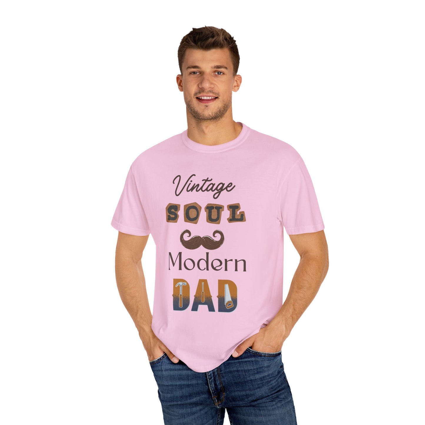 Vintage Soul Modern Dad T-shirt - Garment-Dyed Tee