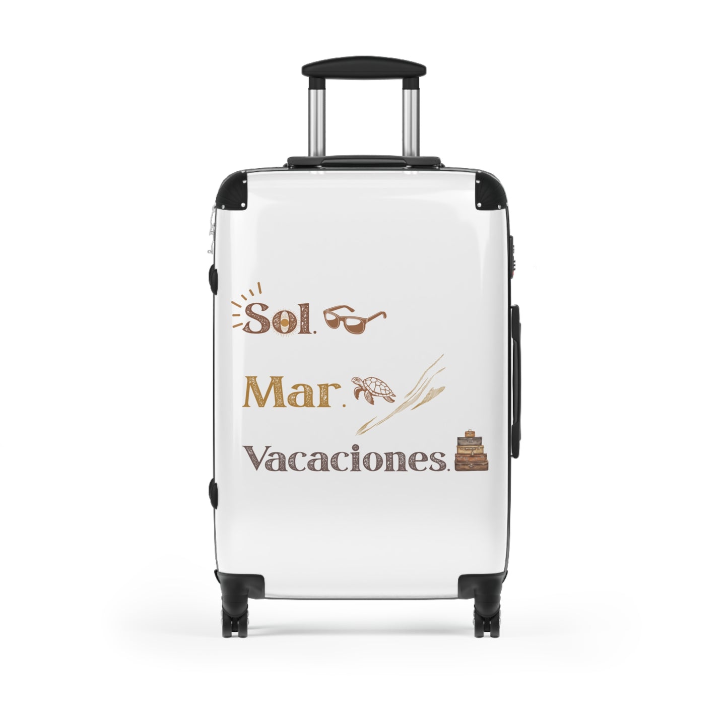 Stylish Travel Suitcase with Tropical Vibes - Perfect for Vacation Adventures!