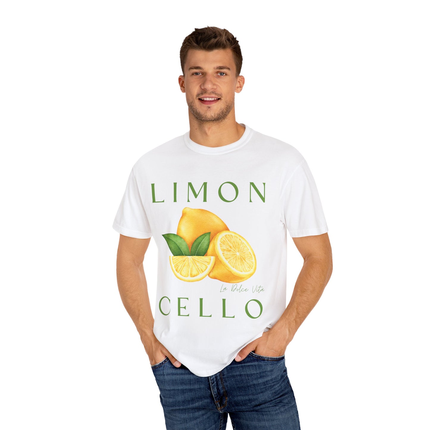 Limoncello Vibe Unisex T-Shirt | Summer Limon Cello, Gift for Citrus Lovers, Lemon Graphic Shirt, Casual Wear, Vibrant Print