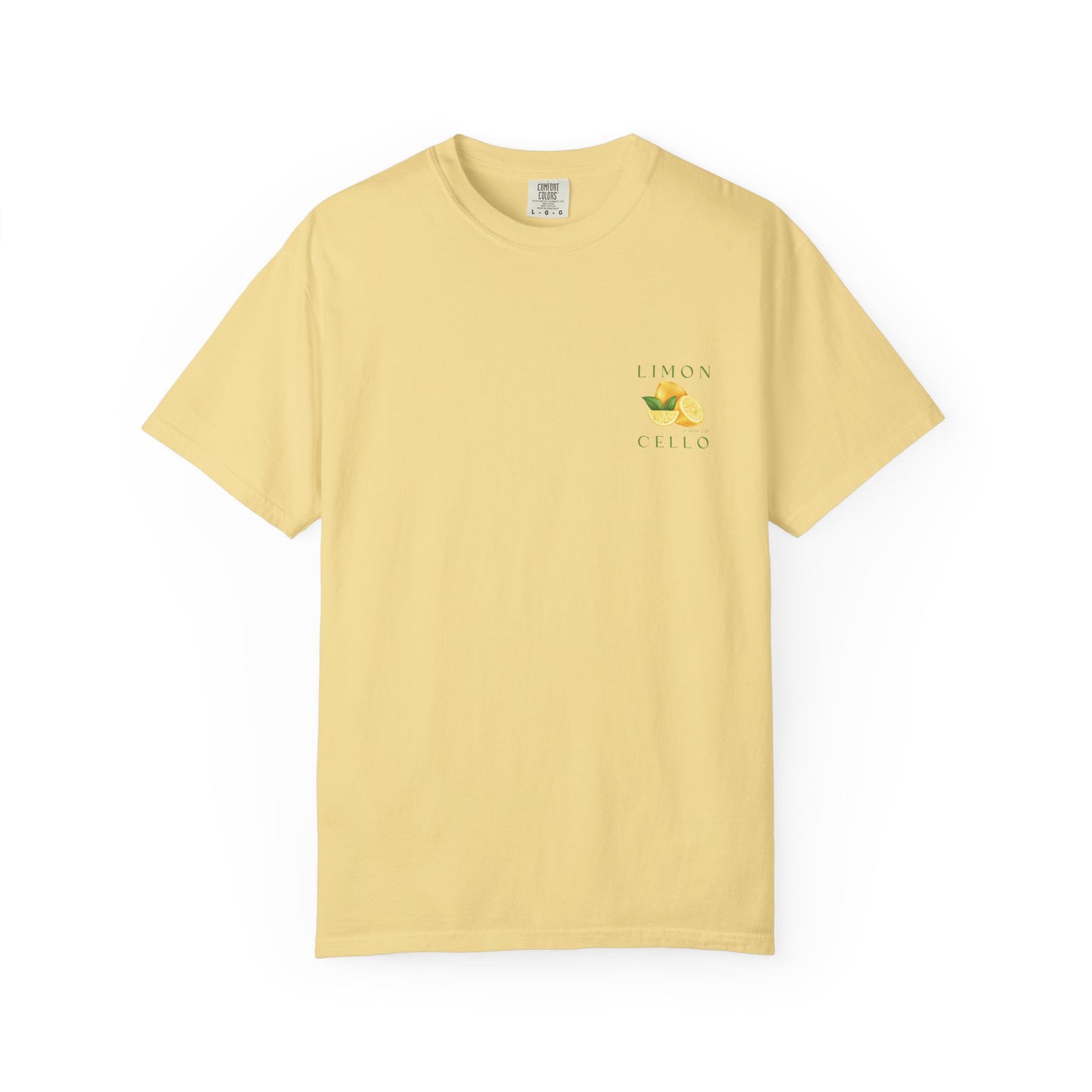 Limon Cello Unisex Garment-Dyed T-Shirt - Refreshing Citrus Graphic Tee