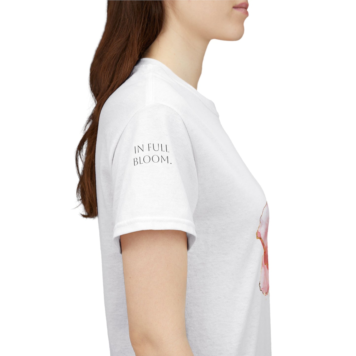 Floral Unisex Heavy Cotton Tee | Cute Casual Shirt for Spring, Nature Lover Gift, Summer Outfit, Everyday Wear, Eco-Friendly Cotton Tee