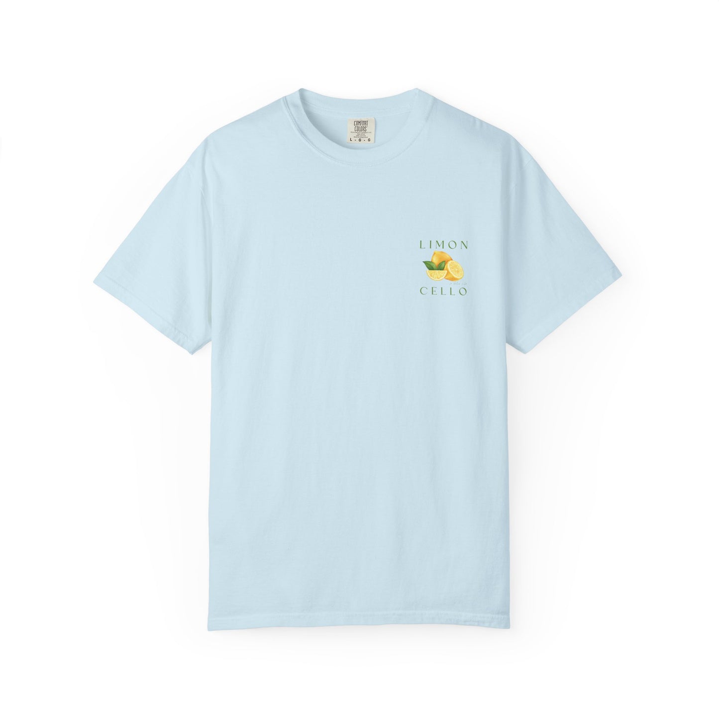 Limon Cello Unisex Garment-Dyed T-Shirt - Refreshing Citrus Graphic Tee