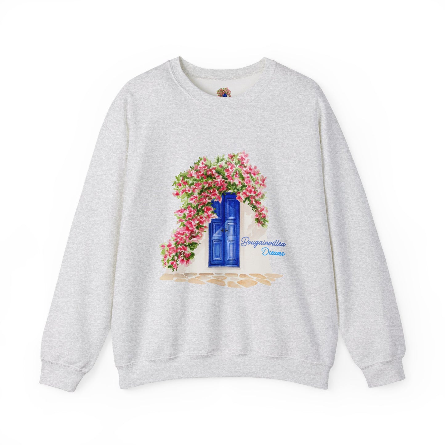 Bougainvillea Dream Sweatshirt – Cozy Girl Crewneck with Floral Design