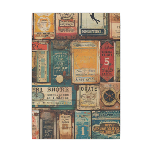 Vintage Travel Label Giclée Print Canvas - Unique Wall Art for Home Decor