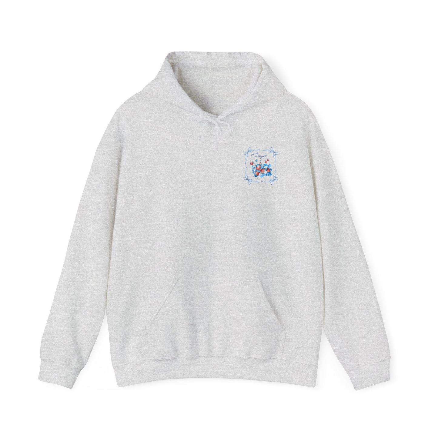 Feeling Good Floral Hoodie - Heavy Blend Sweatshirt