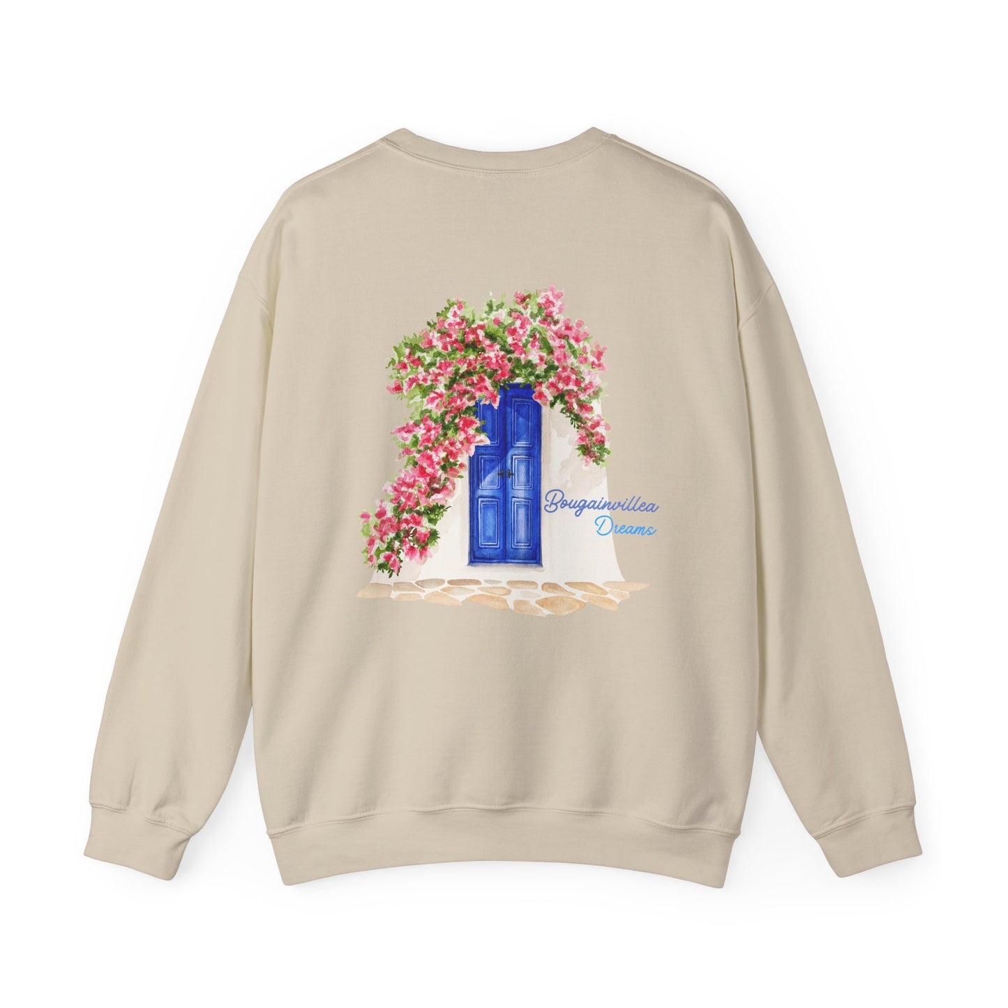 Bougainvillea Dream Sweatshirt – Cozy Girl Crewneck with Floral Design