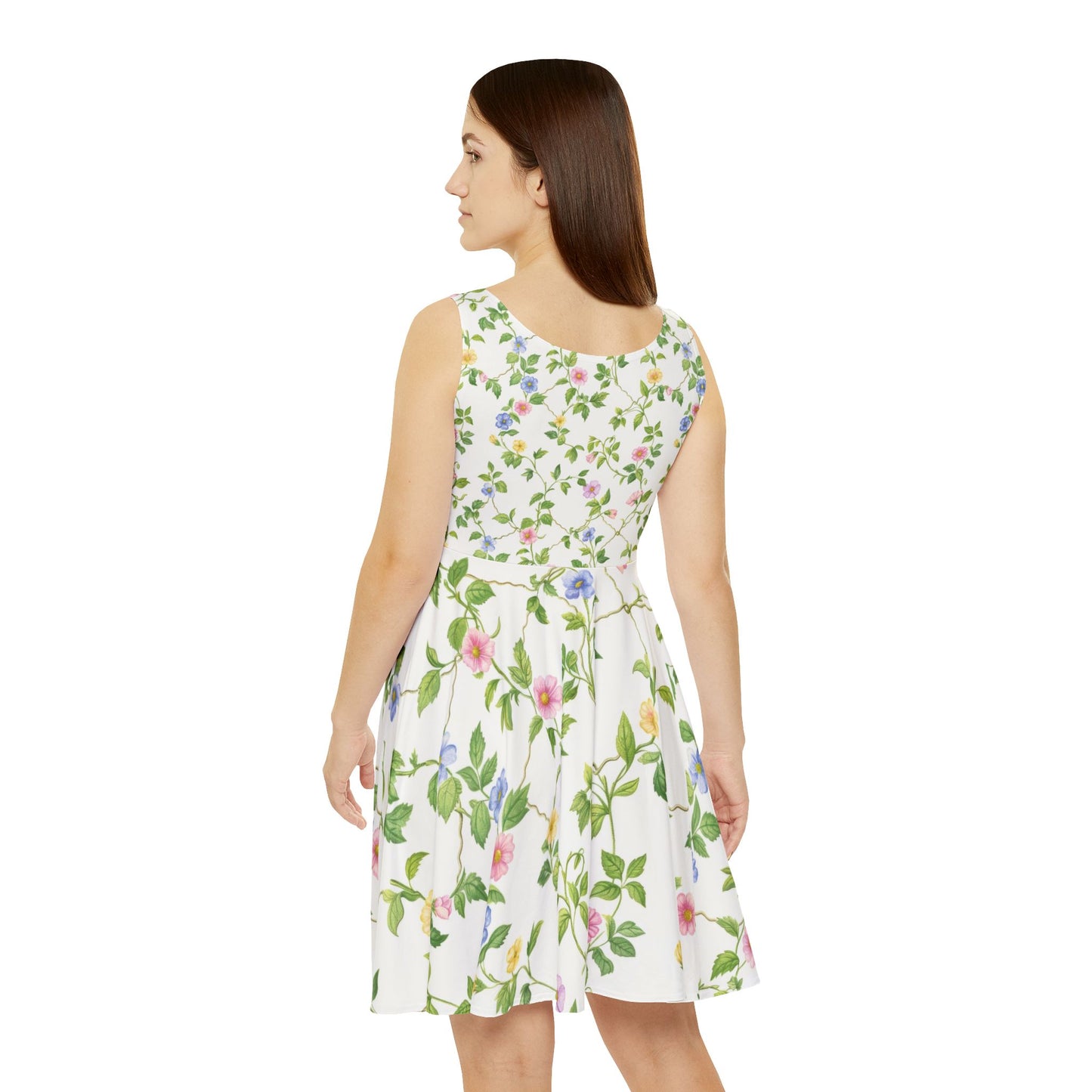 Floral Women's Skater Dress - Garden Party Style