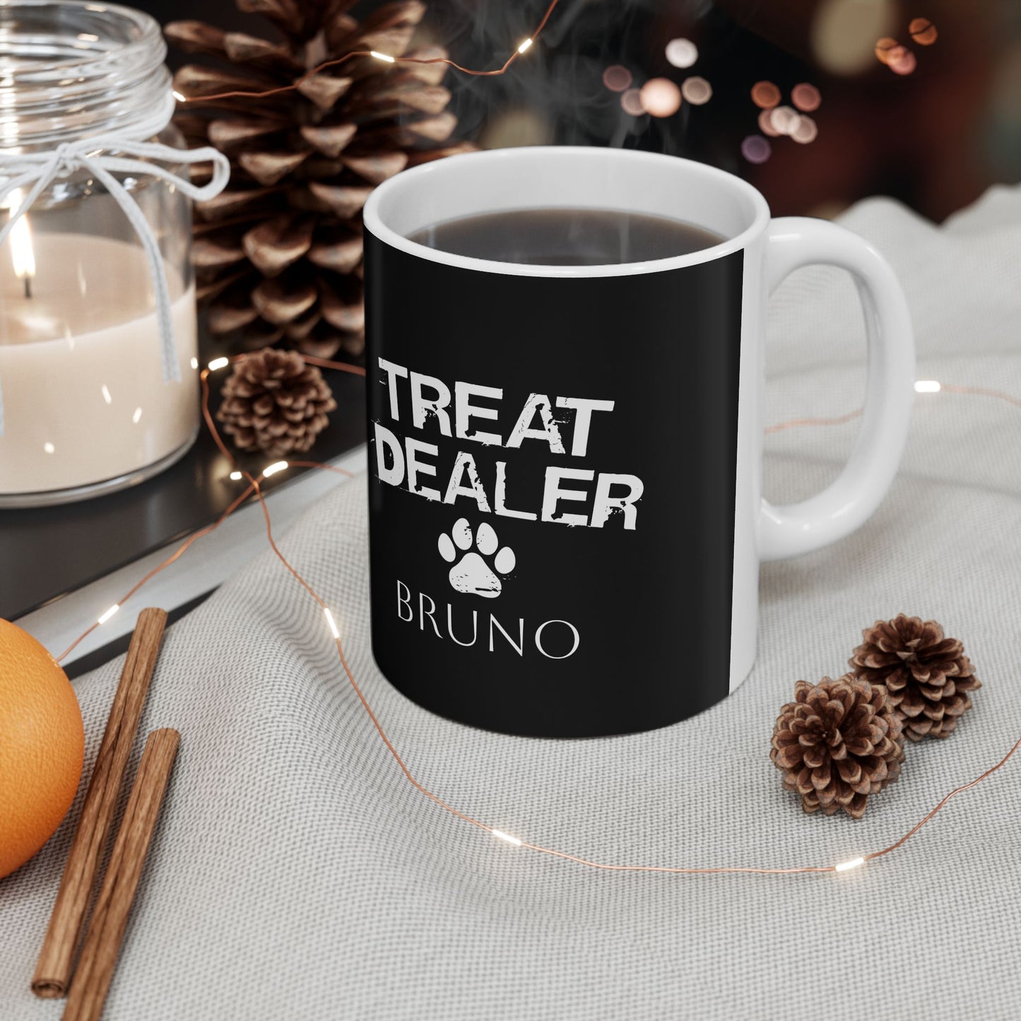 'Treat Dealer' Ceramic Mug - Perfect Gift for Pet Lovers