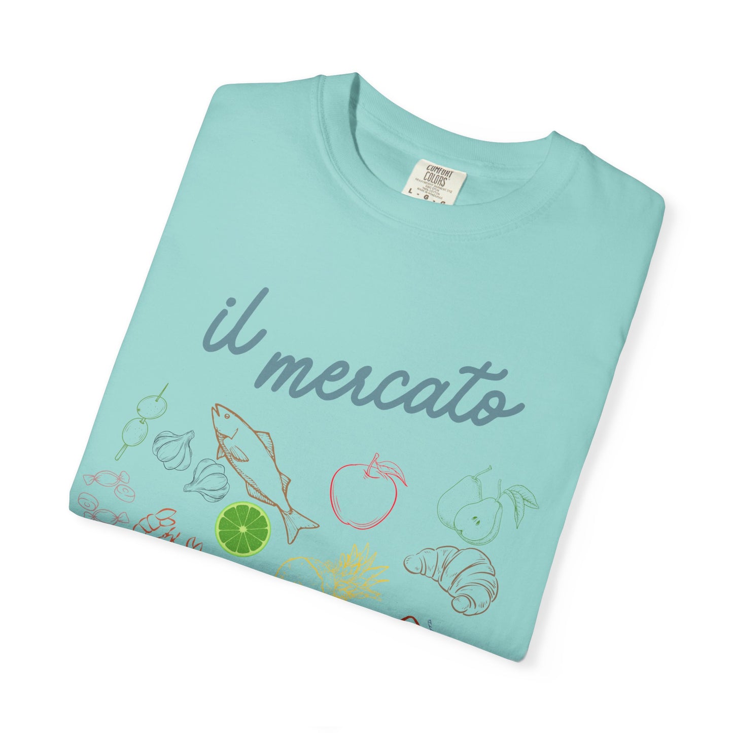 Il Mercato Garment-Dyed T-Shirt - Casual Foodie Tee