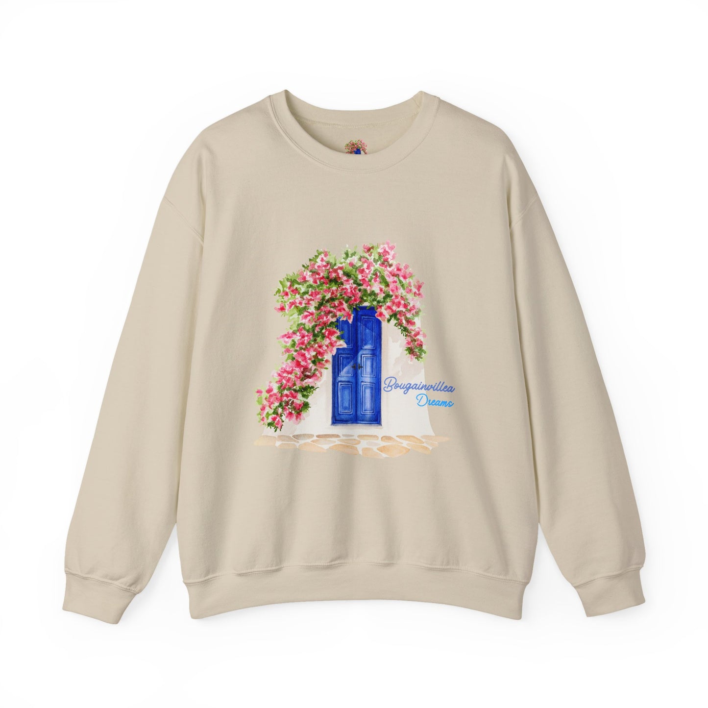 Bougainvillea Dream Sweatshirt – Cozy Girl Crewneck with Floral Design
