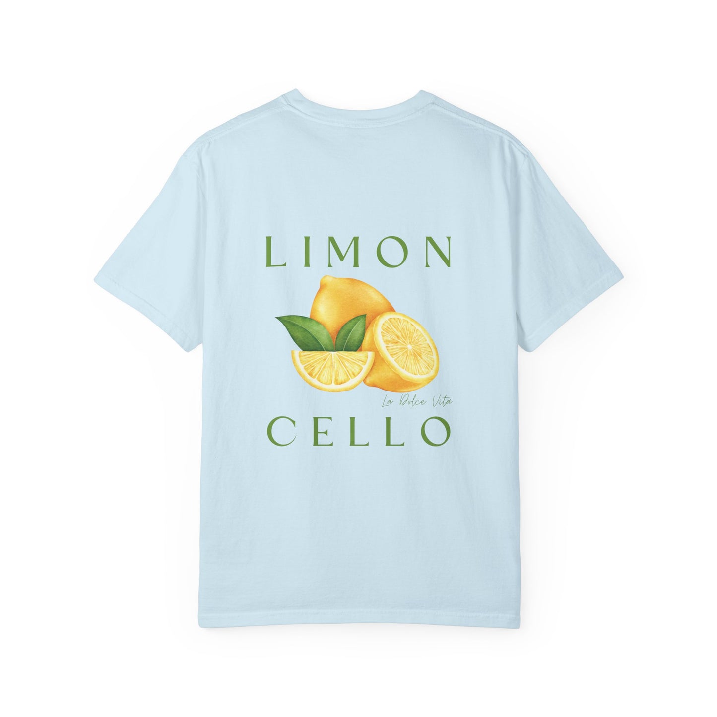 Limon Cello Unisex Garment-Dyed T-Shirt - Refreshing Citrus Graphic Tee