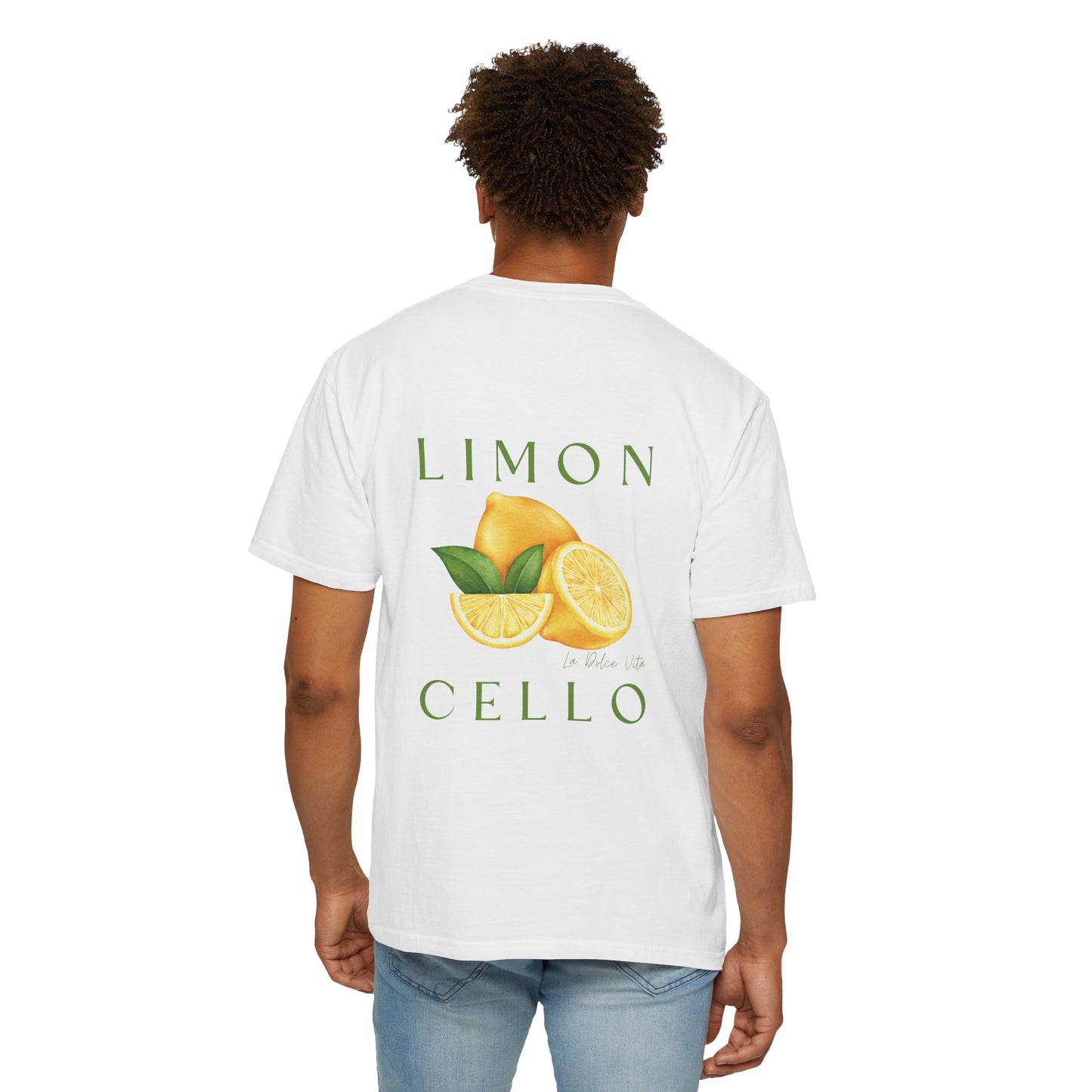 Limon Cello Unisex Garment-Dyed T-Shirt - Refreshing Citrus Graphic Tee