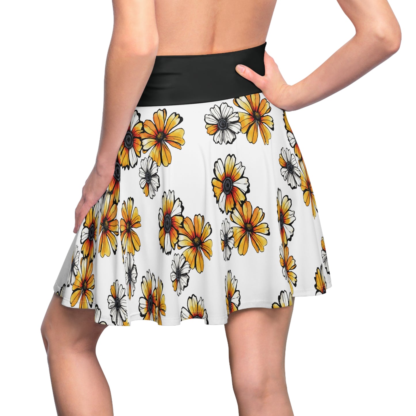 Floral Women's Skater Skirt - Stylish Summer Fashion