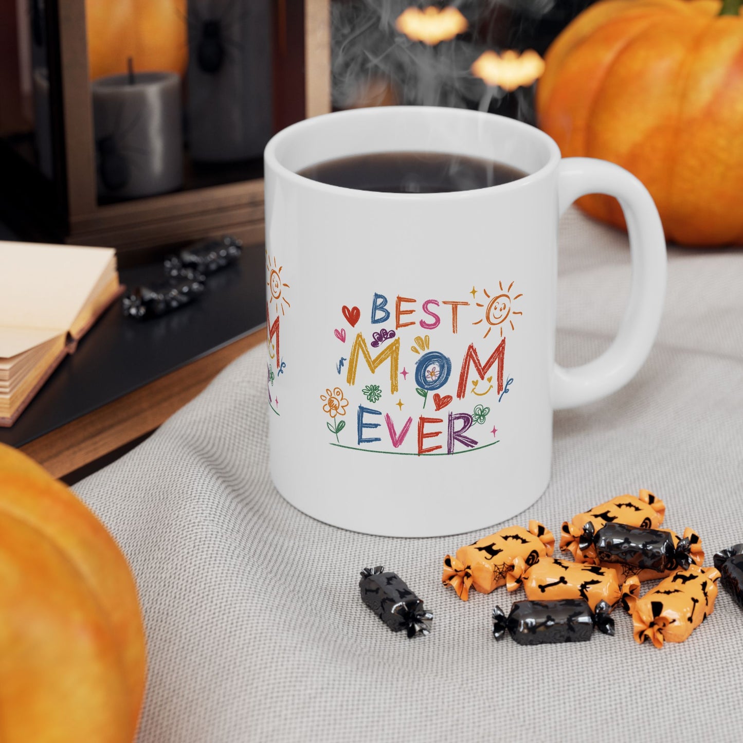 Best Mom Ever Ceramic Mug - Heartfelt Gift for Mother's Day, 11oz & 15oz
