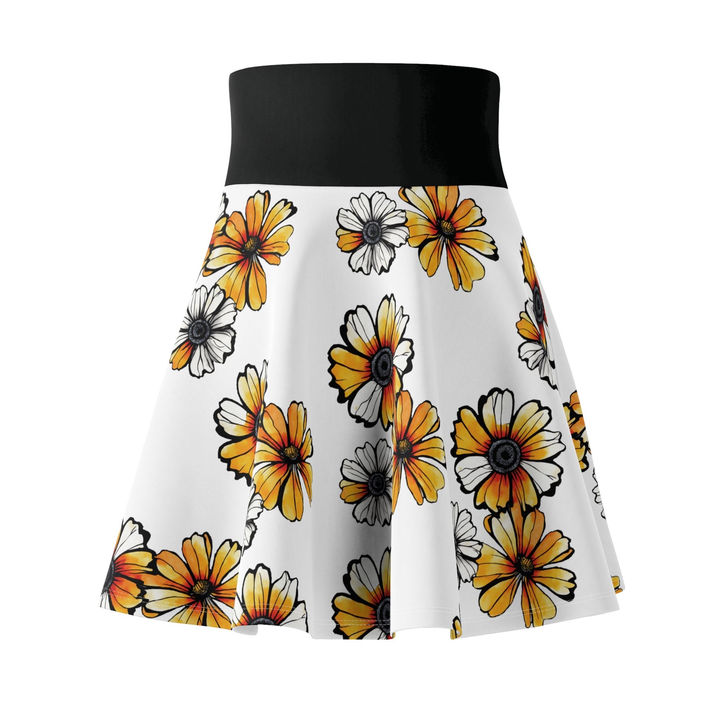 Floral Women's Skater Skirt - Stylish Summer Fashion