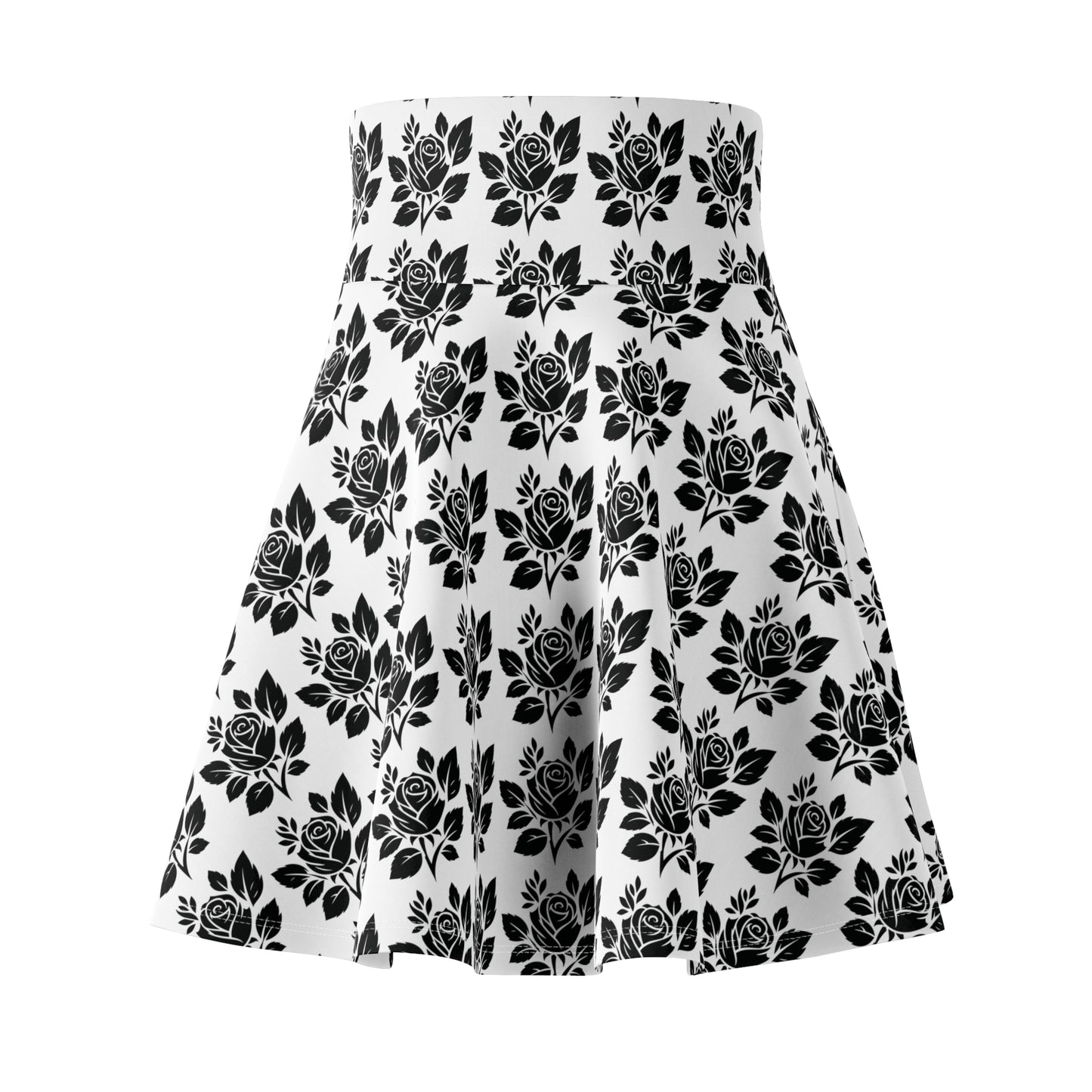 Floral Print Women's Skater Skirt - Stylish and Versatile for Every Occasion