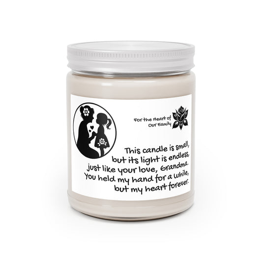 Heartwarming Scented Candle, Perfect Gift for Grandma, Remembrance Candle, Home Decor, Relaxation Candle, Family Love