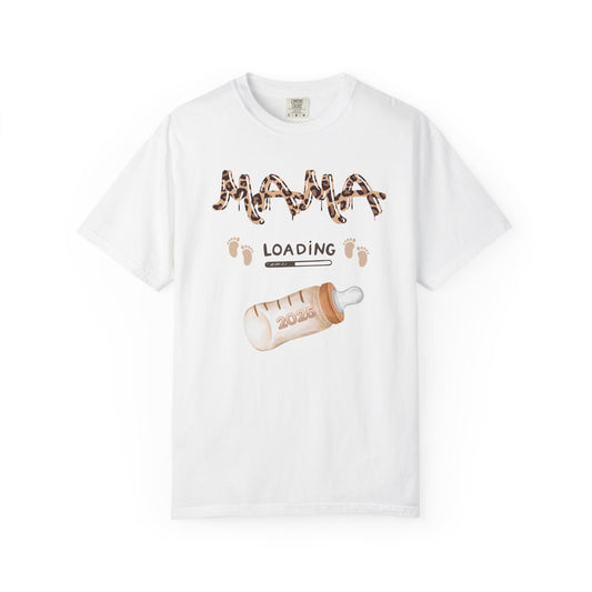 Mama Loading Garment-Dyed T-shirt | Expecting Mother Gift