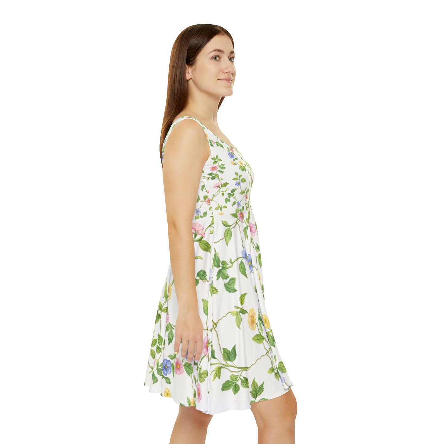 Floral Women's Skater Dress - Garden Party Style