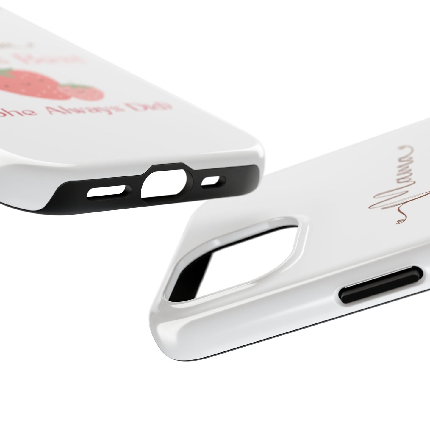 Mama Knows Best Tough Phone Case - Cute Strawberry Design