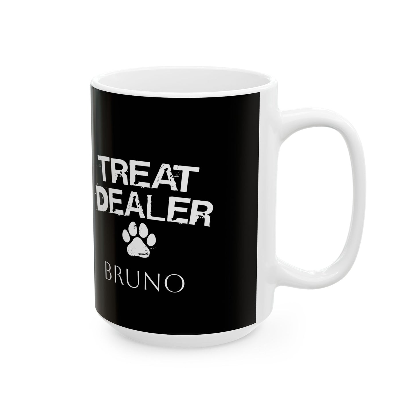 'Treat Dealer' Ceramic Mug - Perfect Gift for Pet Lovers