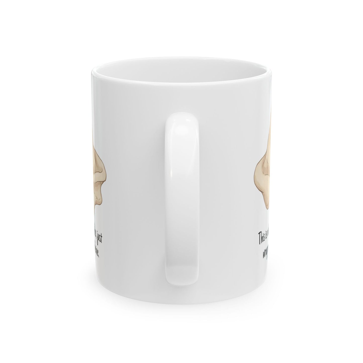 Cozy Cat Mug 11oz – “This Is What Comfort Looks Like” Quote | Funny Ceramic Coffee Cup | Gift for Cat Lovers