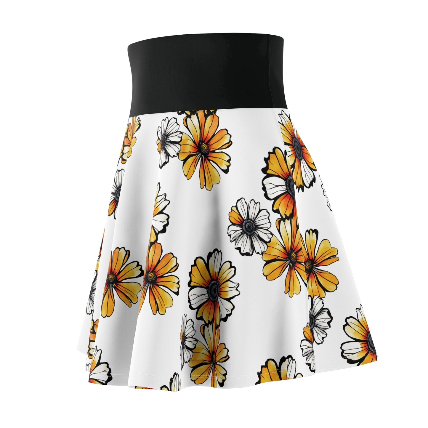 Floral Women's Skater Skirt - Stylish Summer Fashion