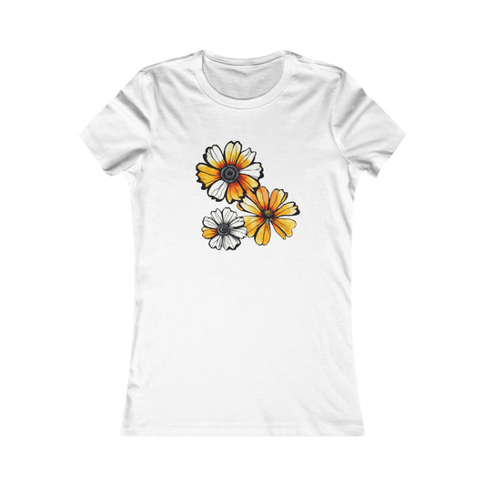 Floral Women's Favorite Tee - Casual Comfort for Spring & Summer
