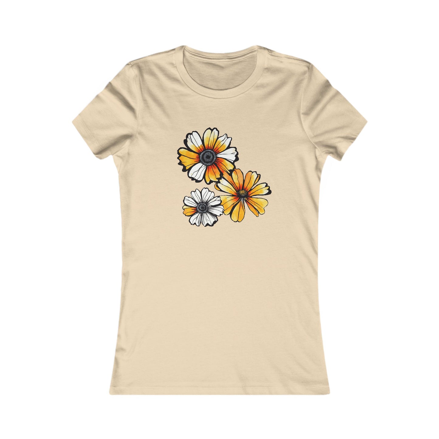 Floral Women's Favorite Tee - Casual Comfort for Spring & Summer