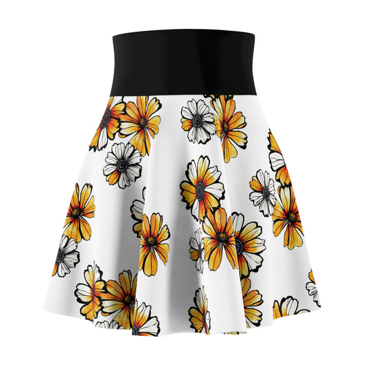 Floral Women's Skater Skirt - Stylish Summer Fashion