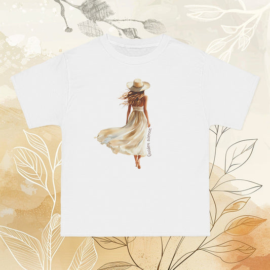 Custom Boho Chic T-Shirt | Watercolor Design | Personalized with Quote, Name & Location | Front or Back Print | Gift for Her