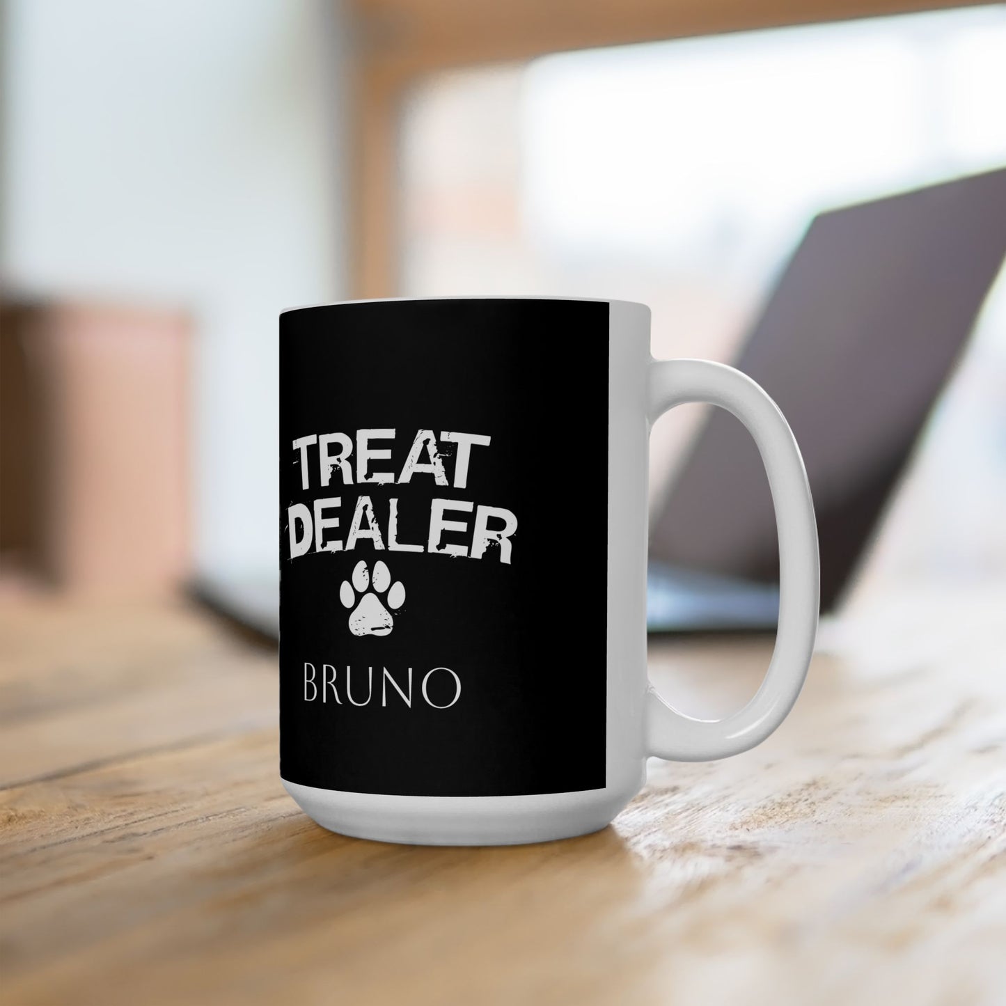 'Treat Dealer' Ceramic Mug - Perfect Gift for Pet Lovers