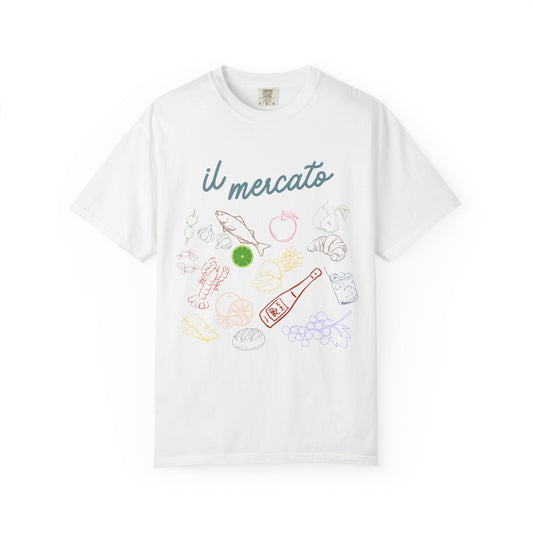 Il Mercato Garment-Dyed T-Shirt - Casual Foodie Tee