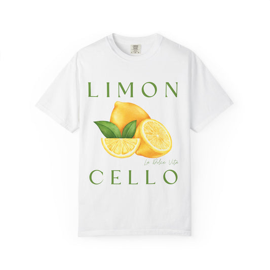 Limoncello Vibe Unisex T-Shirt | Summer Limon Cello, Gift for Citrus Lovers, Lemon Graphic Shirt, Casual Wear, Vibrant Print