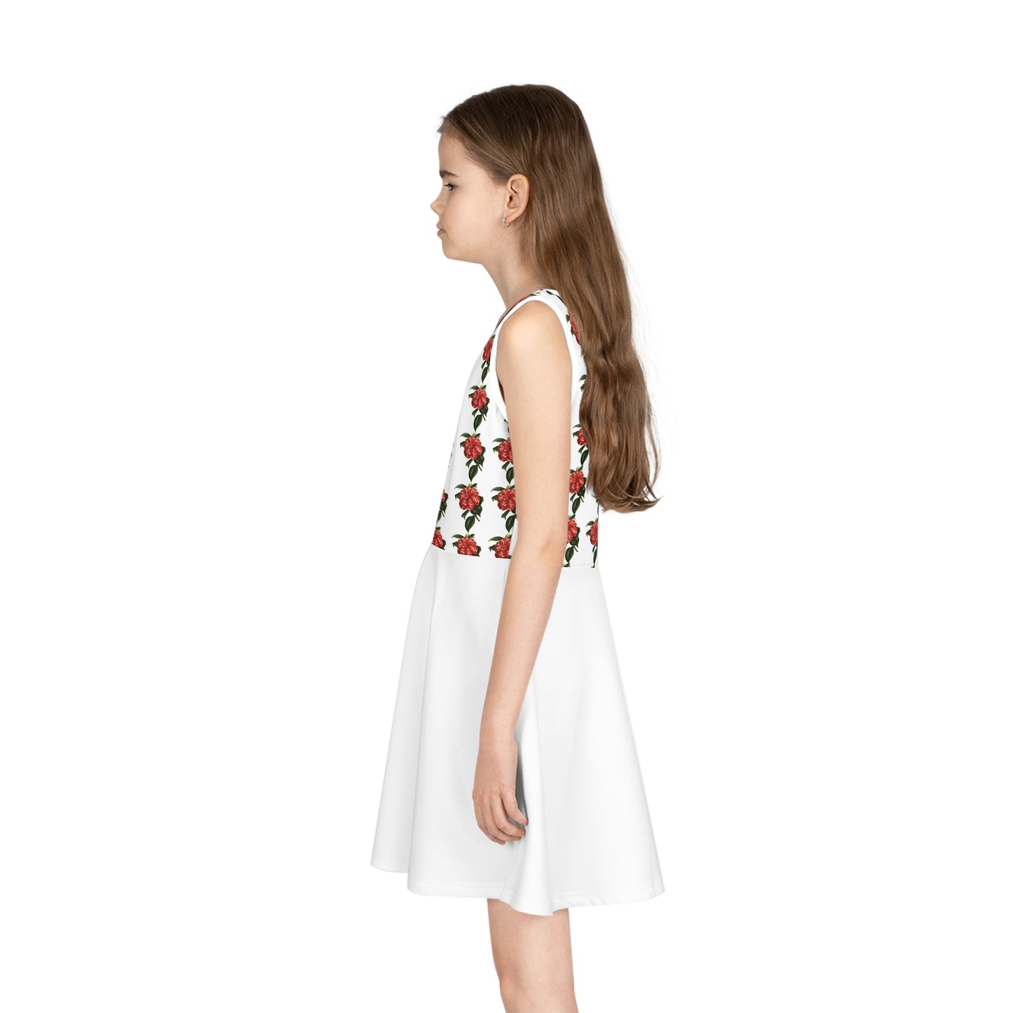 Girls' Floral Sundress, Summer Dress, Holiday Outfit, Birthday Gift, Vacation Wear, Cute Spring Dress